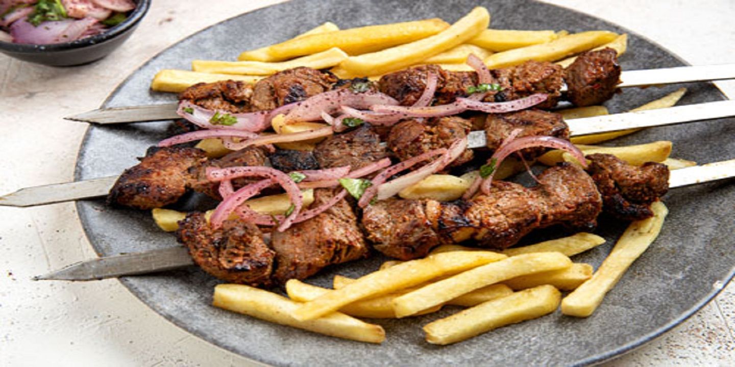 Delicious kebab restaurant cover