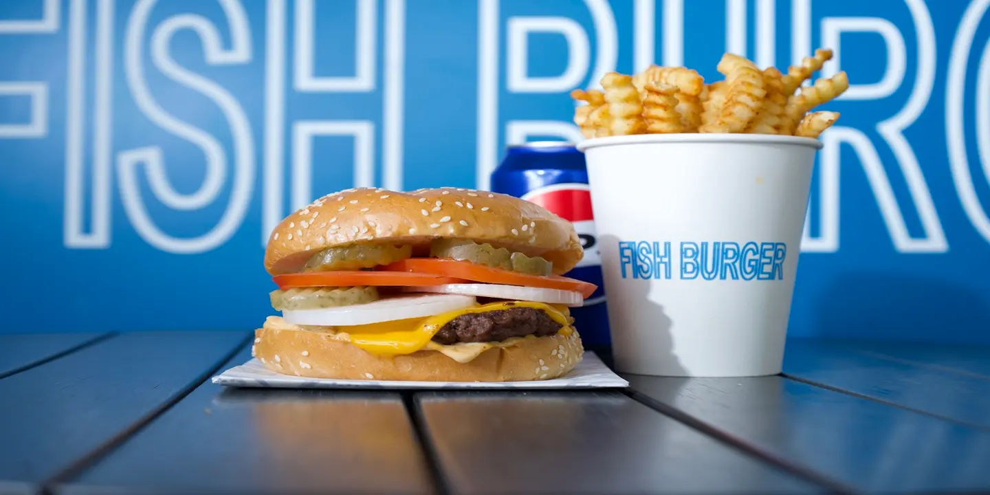 Fish burger cover