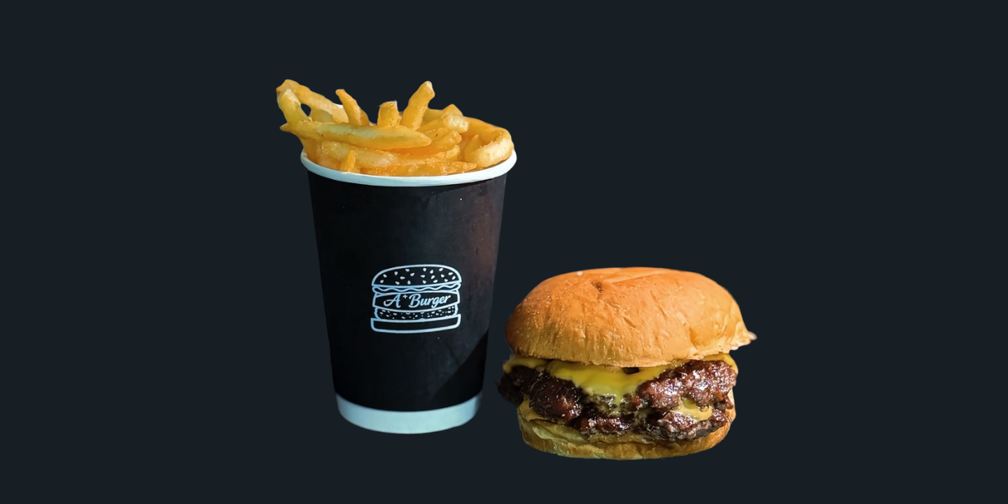 A+ burger cover