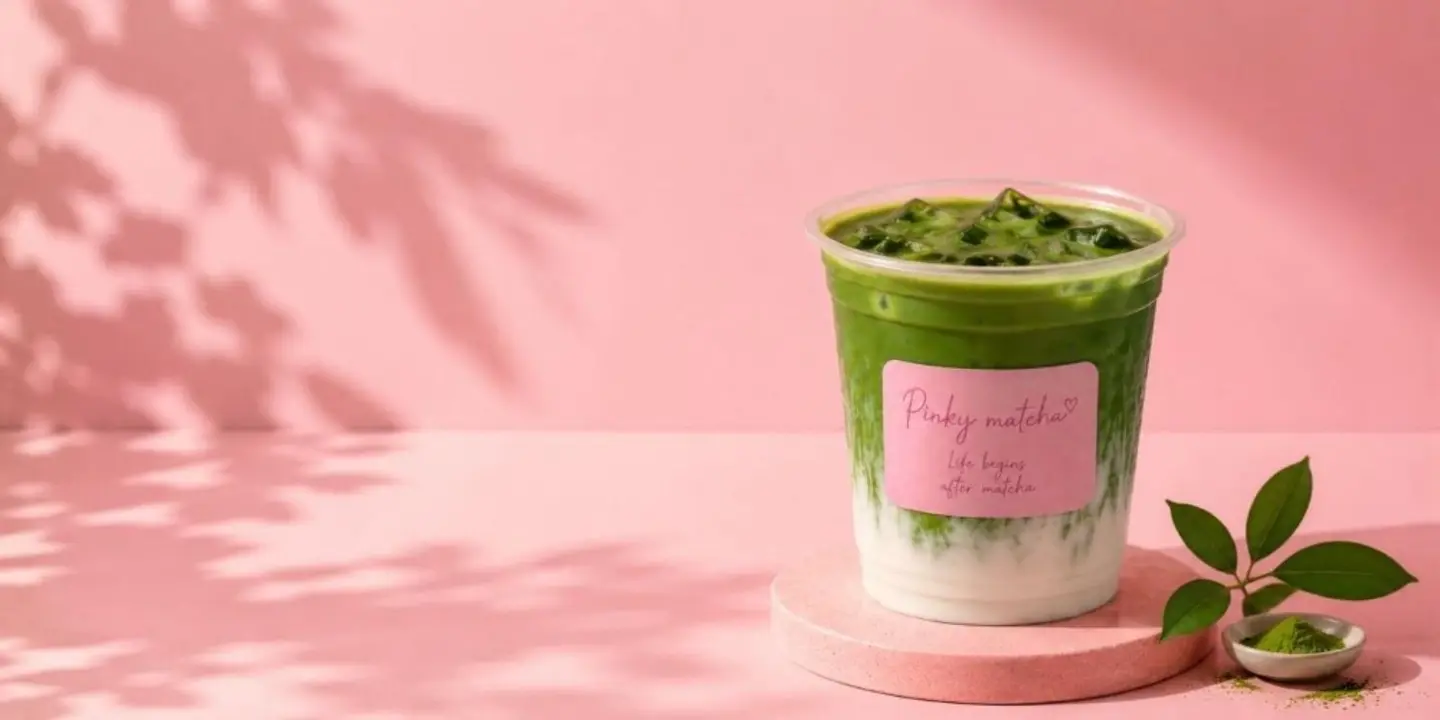 Pinky matcha cover