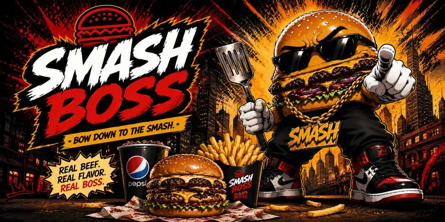 Smash burger cover