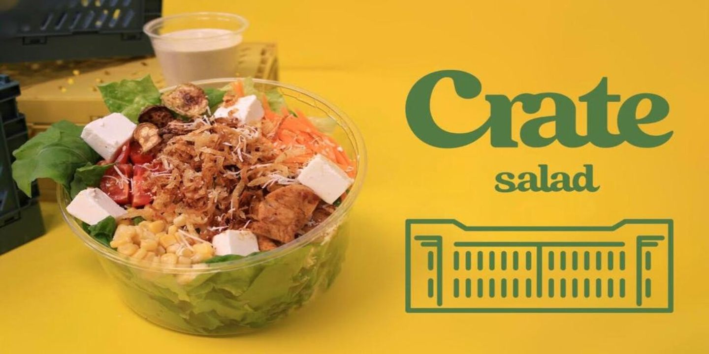 Crate salad cover