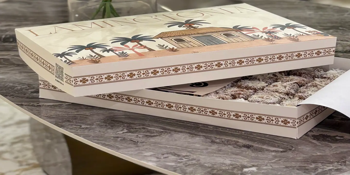 Lamingtonia Cake cover