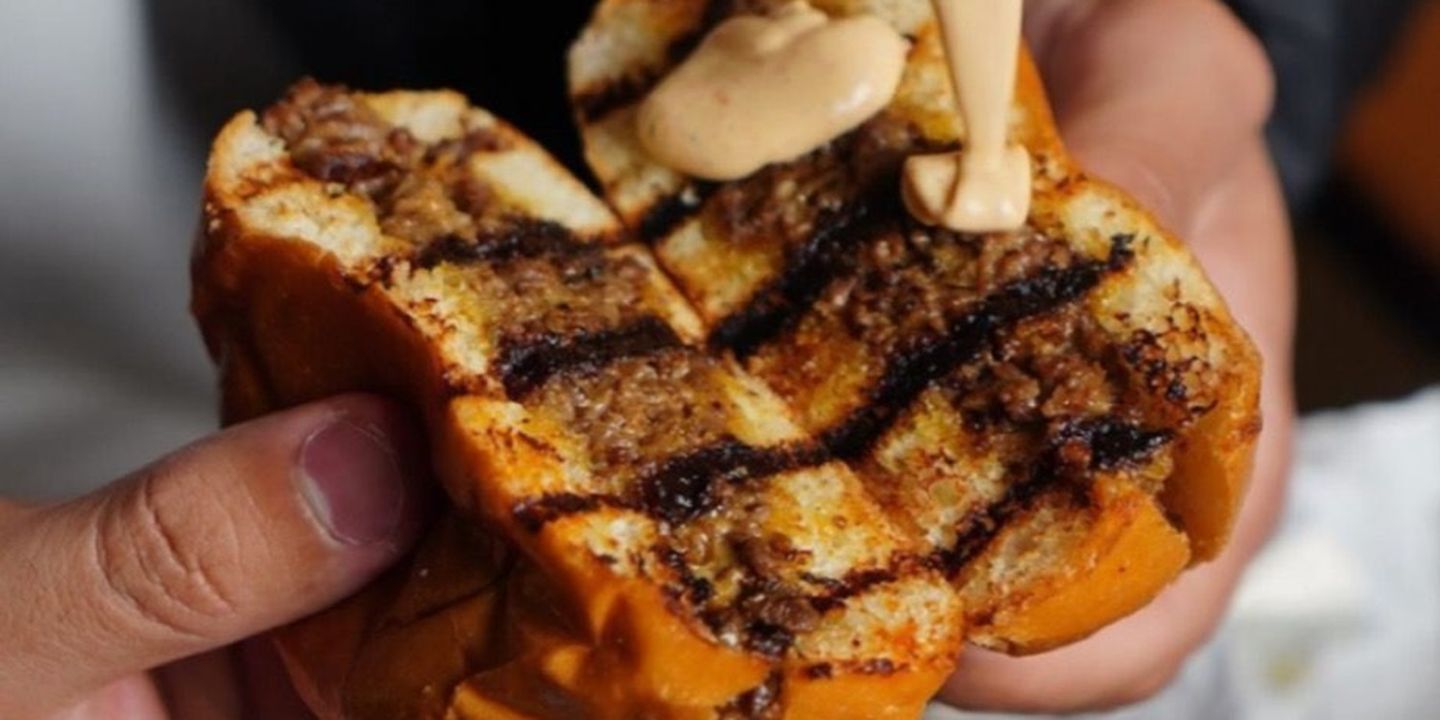Charcoal grilled burger cover