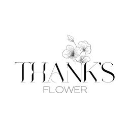 THANKS Flower logo