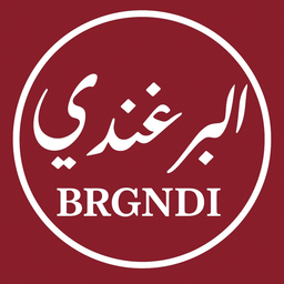 Burgundy cup logo