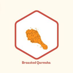 Broasted Qarmsha logo