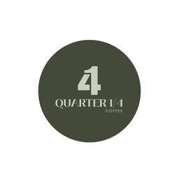 Quarter 1/4 Coffee logo