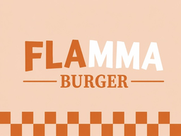 Flamma burger logo