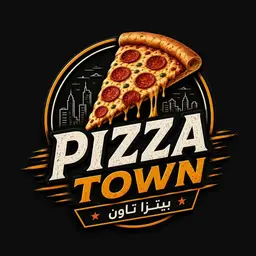 Pizza town logo