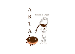 Arta Donuts & Coffee logo