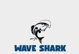 Wave shark logo