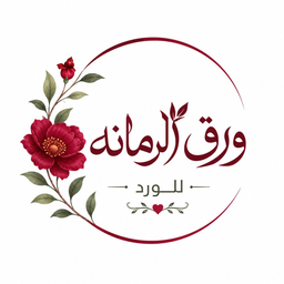 pomegranate leaves for roses logo