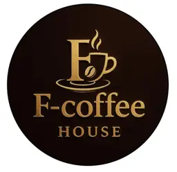 F coffee house logo