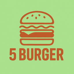 5 Burger logo