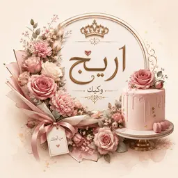 Areej & cake logo