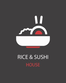 Rice and Sushi House logo