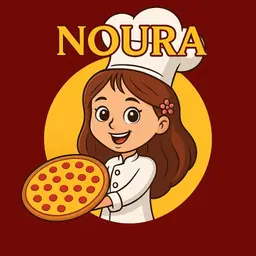Noura Pizza and Manakish logo