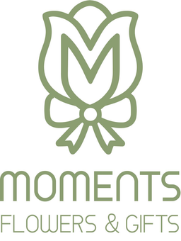 Moments flowers and gifts logo