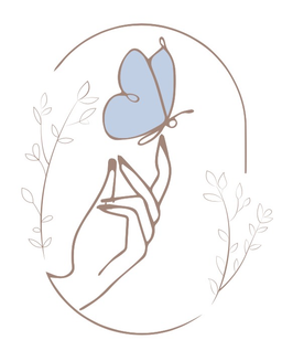 Blue butterfly logo