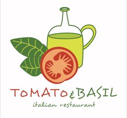 Tomato and basil logo