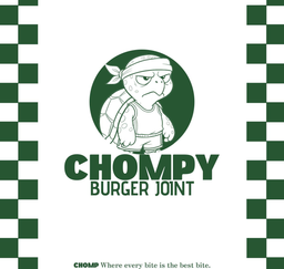Chompy Burger Joint logo