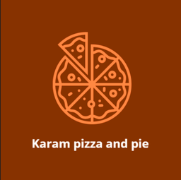 Karam pizza and pie logo