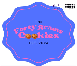 The forty grams cookies logo