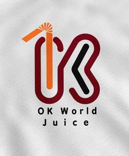 Ok world juice logo