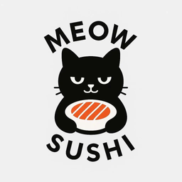 Meow Sushi logo