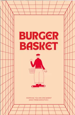 Burger basket logo