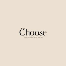 Choose cafe logo