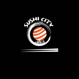 Sushi city restaurant logo