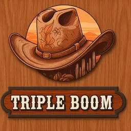Triple boom logo
