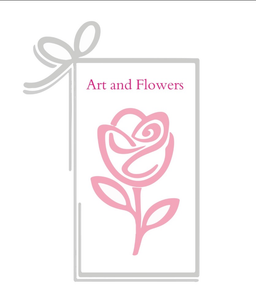 Art and flowers logo