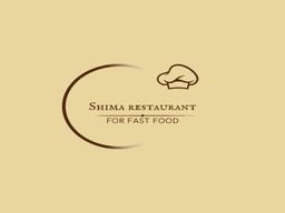 Shima restaurant for fast food logo