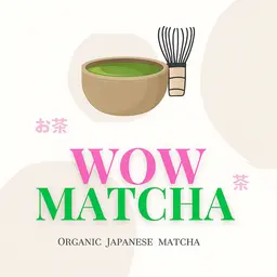 Wow matcha logo