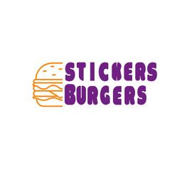 Stickers burgers logo