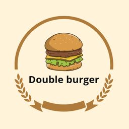 Double burger logo