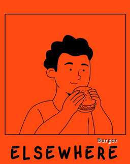 Elsewhere burger logo