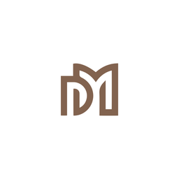 D M logo