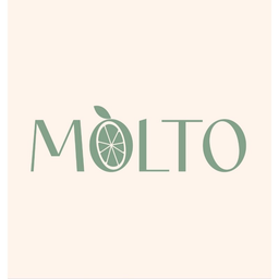 Molto grape leaves logo