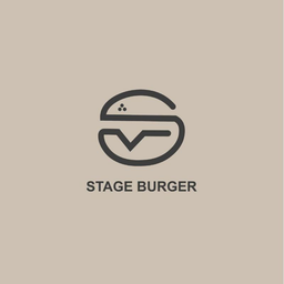 STAGE BURGER logo