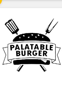 Palatable Burger logo