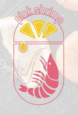 pink shrimp logo