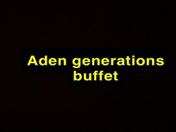 Aden generations buffet logo