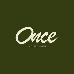 Once coffee house logo
