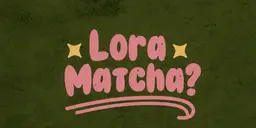 Lora matcha logo