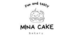 Mina cake bakery logo