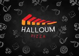HALLOUM PIZZA logo